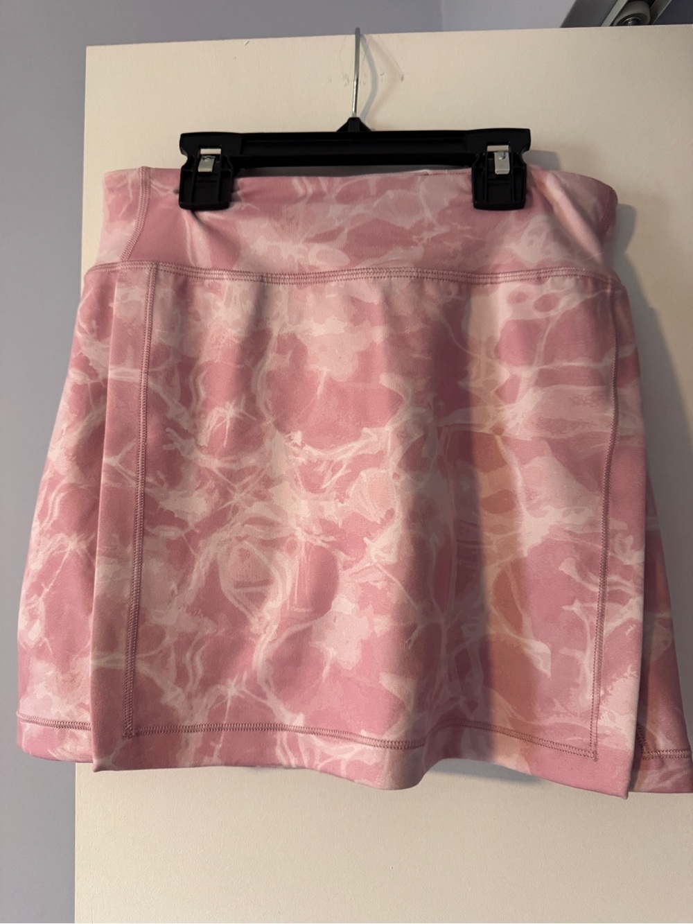 Athleta Girl Pink Marble Print Skirt